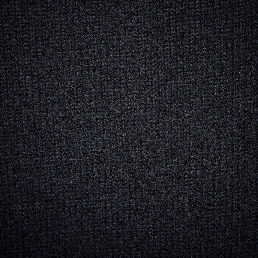Recycled Cashmere Saddle Shoulder Crew in Black | James Perse Los Angeles