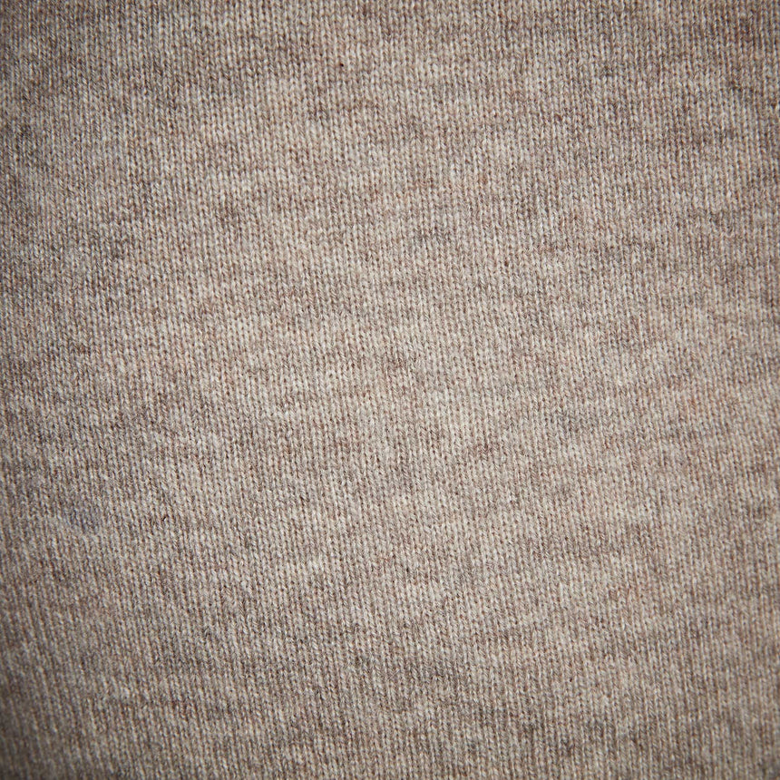 Recycled Cashmere Short Sleeve Polo in Stone | James Perse Los Angeles