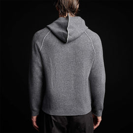 Cashmr Double Bed Raglan Hoodie in Flannel/Grey | James Perse Los Angeles