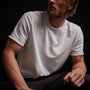 Recycled Brushed Jersey Crew Neck - White | James Perse Los Angeles