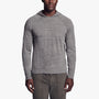 Recycled Cotton Hooded Sweater In Charcoal | James Perse Los Angeles