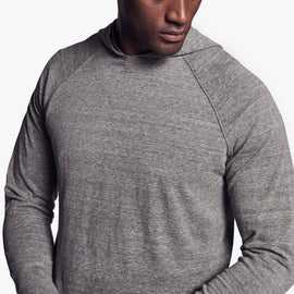 Recycled Cotton Hooded Sweater In Charcoal | James Perse Los Angeles