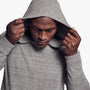 Recycled Cotton Hooded Sweater In Charcoal | James Perse Los Angeles