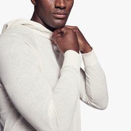 Recycled Cotton Hooded Sweater In Cotton | James Perse Los Angeles