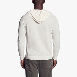Recycled Cotton Hooded Sweater In Cotton | James Perse Los Angeles