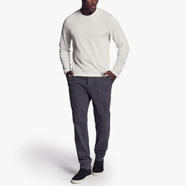 Recycled Cotton Crew Neck Sweater In Cotton | James Perse Los Angeles