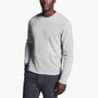 Recycled Cotton Crew Neck Sweater In Grey Glacier | James Perse Los Angeles