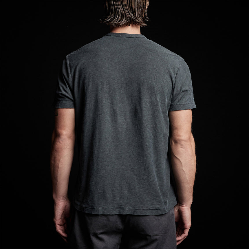 Reverse Slub Jersey Short Sleeve Crew in Magma Pigment | James Perse Los Angeles