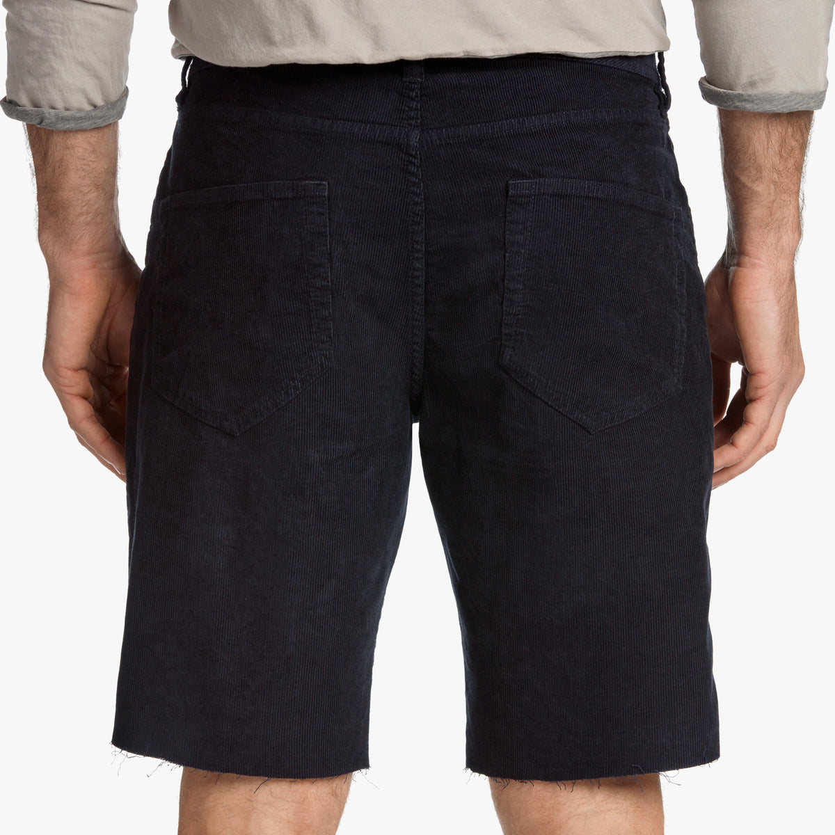 Stretch Cord Cutoff Short In French Navy | James Perse Los Angeles