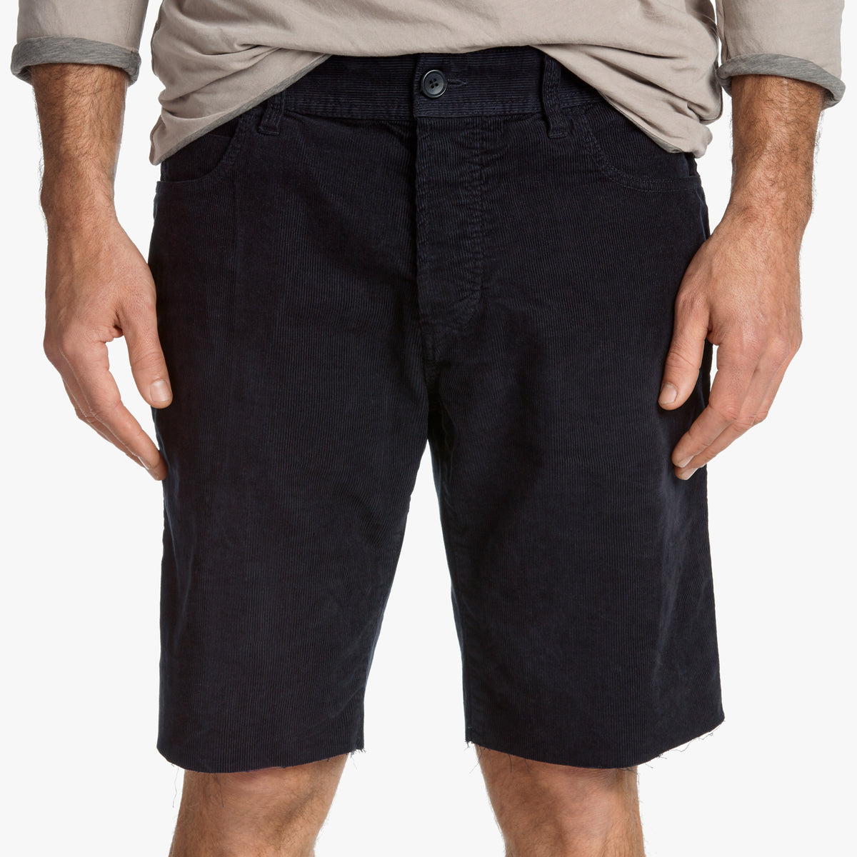 Stretch Cord Cutoff Short In French Navy | James Perse Los Angeles