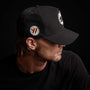 Bear Patch Trucker Hat in Black | James Perse Los Angeles