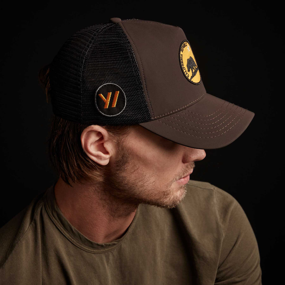 Bear Patch Trucker Hat - Kona | James Perse Los Angeles