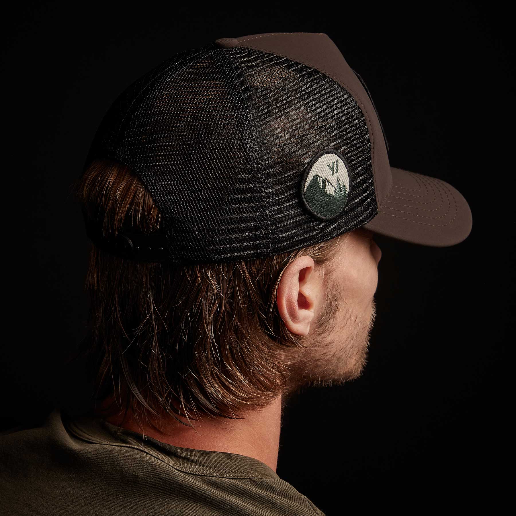 Y/OSEMITE Patch Trucker Hat - Kona | James Perse Los Angeles