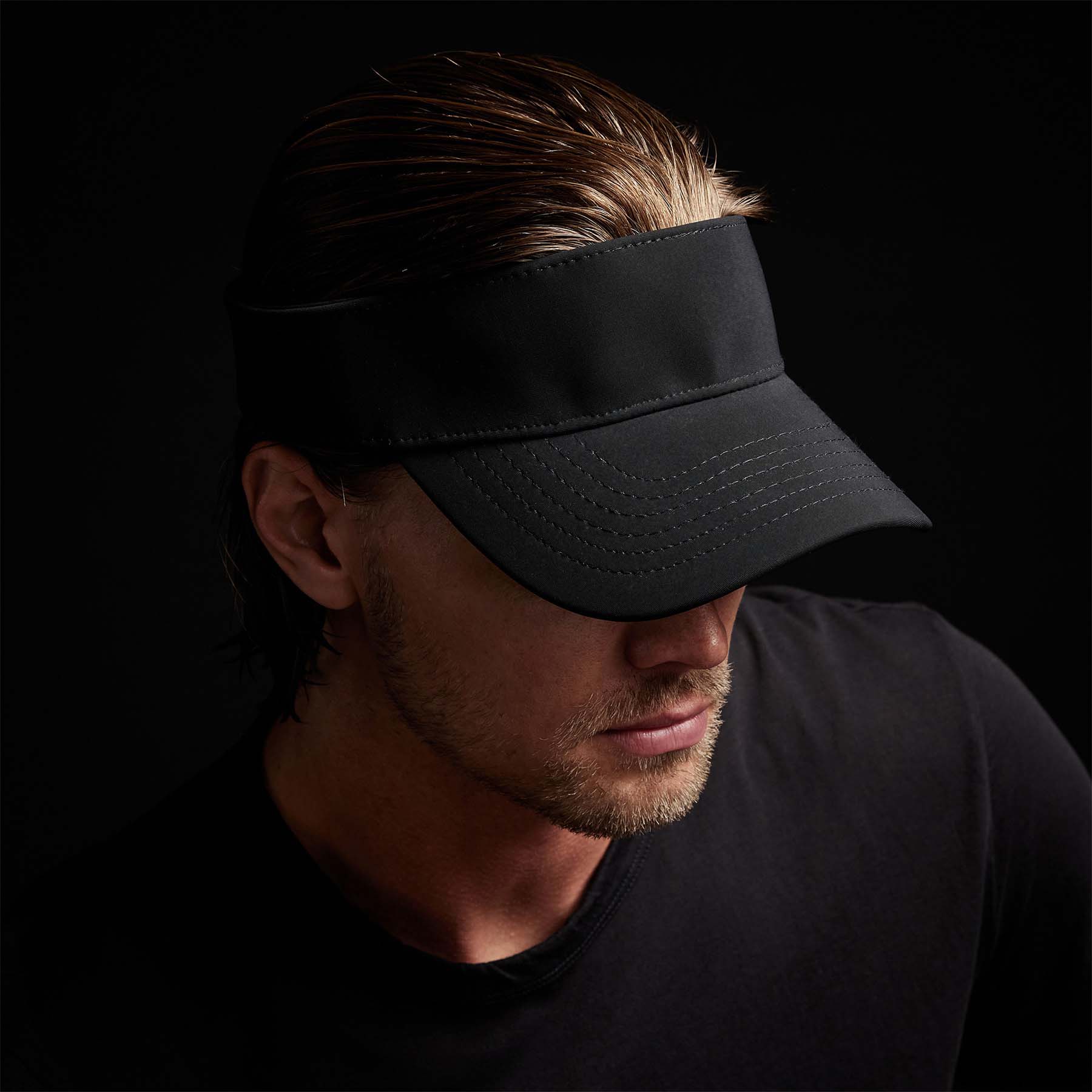 Nicole Visor in Black | James Perse Los Angeles