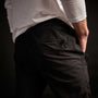 Stretch Poplin Zip Pocket Pant In Black | James Perse Los Angeles