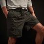 Mixed Media Stretch Poplin Short In Marsh Pigment | James Perse Los Angeles