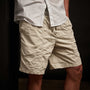 Mixed Media Stretch Poplin Short In Paste Pigment | James Perse Los Angeles