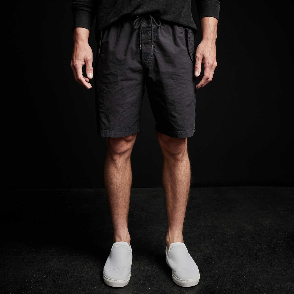 Parachute Flight Short in Black | James Perse Los Angeles