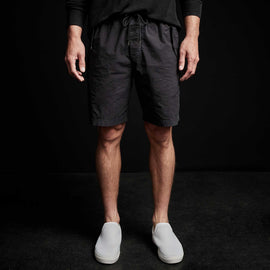 Parachute Flight Short in Black | James Perse Los Angeles