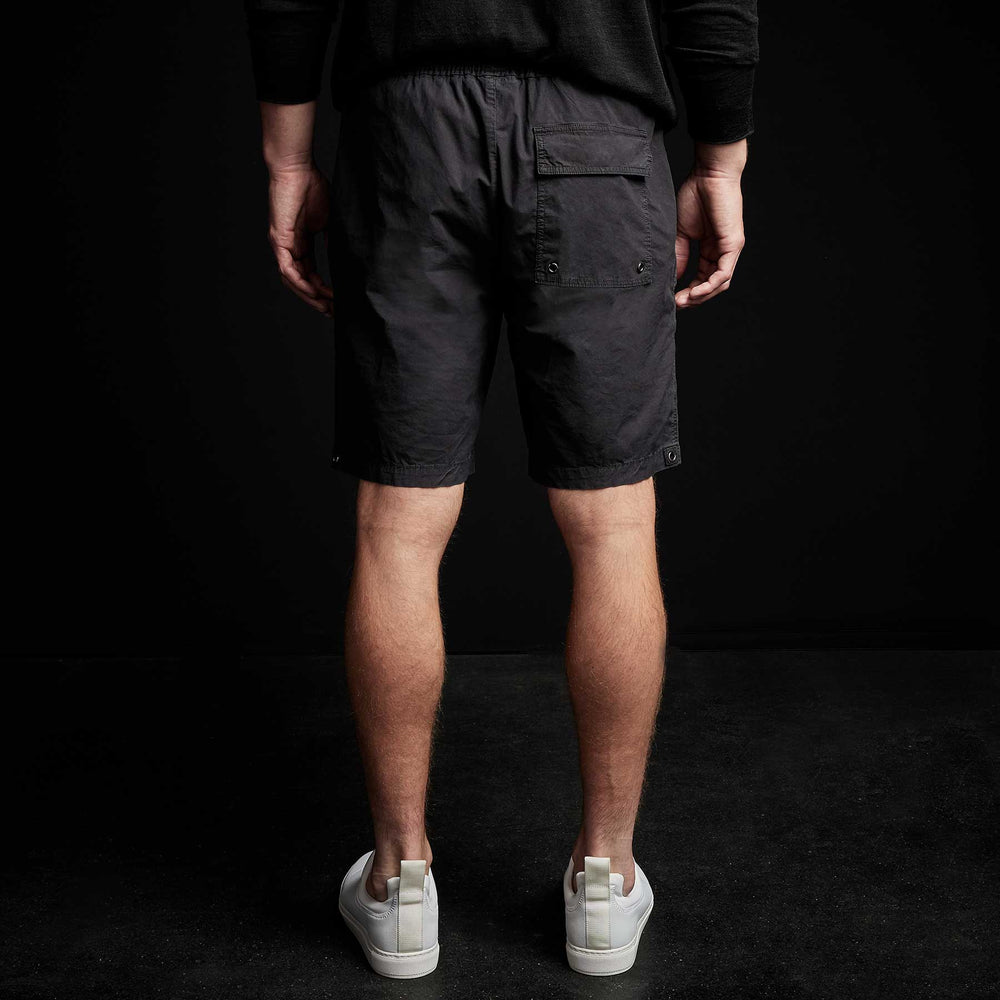 Parachute Flight Short in Black | James Perse Los Angeles