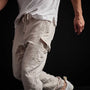 Slub Linen Cargo Pant in Salt Pigment | James Perse Los Angeles 