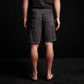 Linen Utility Short in Magma Pigment | James Perse Los Angeles 