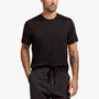 Short Sleeve Soft Touch Jersey Crew in Black | James Perse Los Angeles