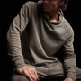 Thermal Raglan Hoodie in Ammo Pigment | James Perse Los Angeles 