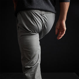 Stretch Canvas Work Pant In Silver Grey Pigment | James Perse Los Angeles