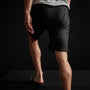 Stretch Canvas Work Short In Black | James Perse Los Angeles