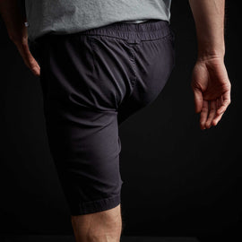 Stretch Canvas Work Short In French Navy | James Perse Los Angeles