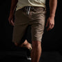 Stretch Canvas Work Short In Fawn Pigment | James Perse Los Angeles