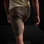 Stretch Canvas Work Short In Fawn Pigment | James Perse Los Angeles