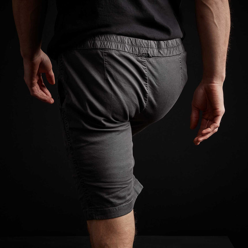 Stretch Canvas Work Short - Magma Pigment | James Perse Los Angeles