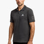 Sueded Jersey Mountain Graphic Polo In Carbon Pigment | James Perse Los Angeles