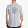 Sueded Jersey Lotus Graphic Polo In Paver Pigment | James Perse Los Angeles