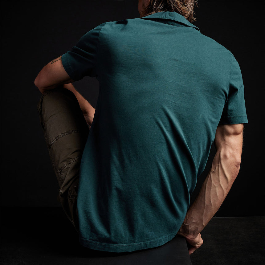 Sueded Jersey Polo in Laurel | James Perse Los Angeles