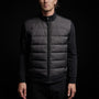 Full Zip Funnel Neck Jacket in Black | James Perse Los Angeles