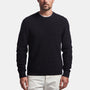Cotton Cashmere Thermal Pullover In Black | James Perse Los Angeles