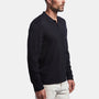 Cotton Cashmere Polo In Black | James Perse Los Angeles