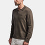 Cotton Cashmere Polo In Drab | James Perse Los Angeles