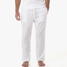 Matte Stretch Pajama Bottom in White | James Perse Los Angeles