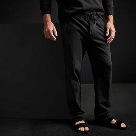 Cotton Fleece Pants in Black | James Perse Los Angeles