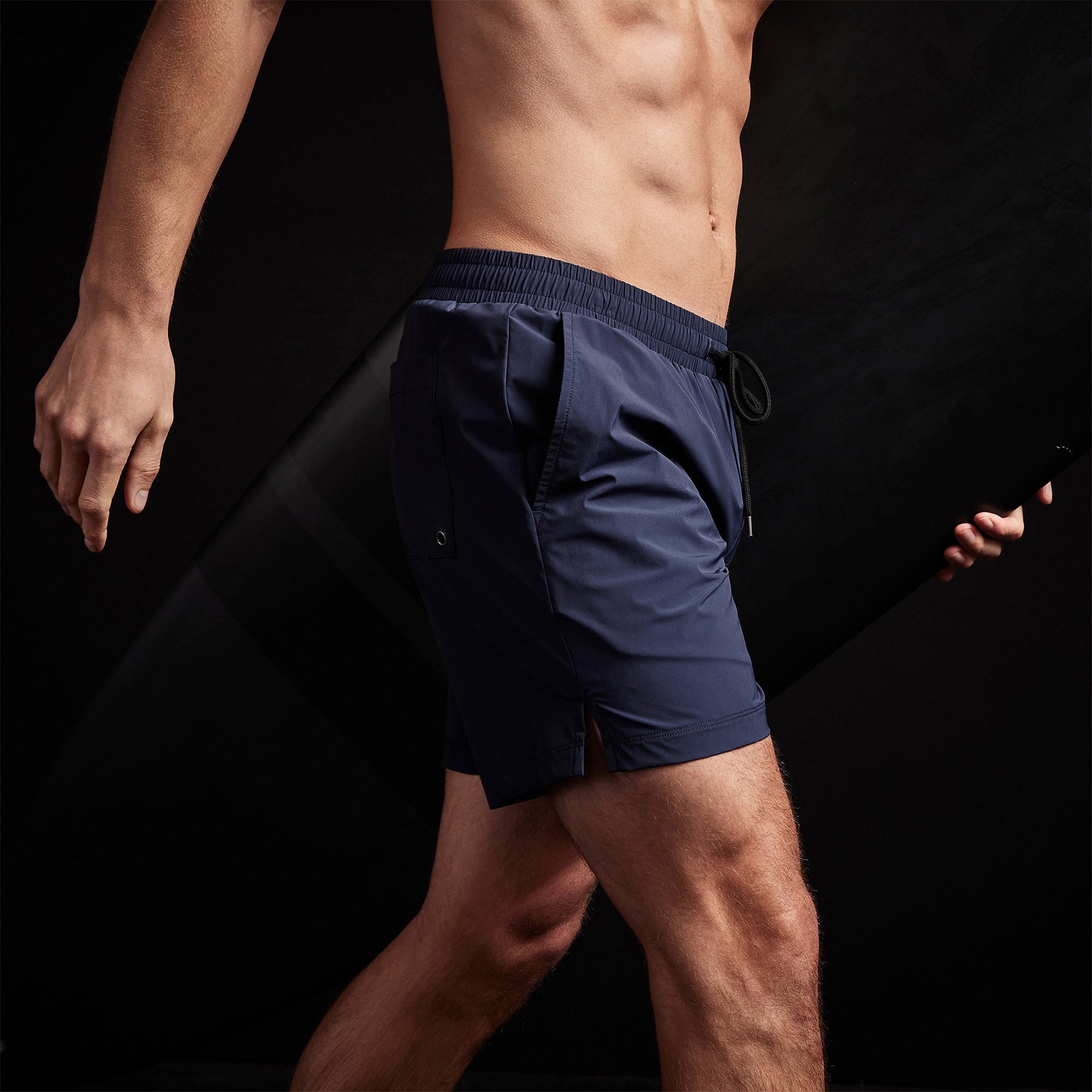 split hem board short true navy mwms4248 | James Perse Los Angeles 