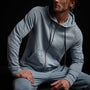 Vintage French Terry Zip Up Hoody - Bluestone Pigment | James Perse Los Angeles