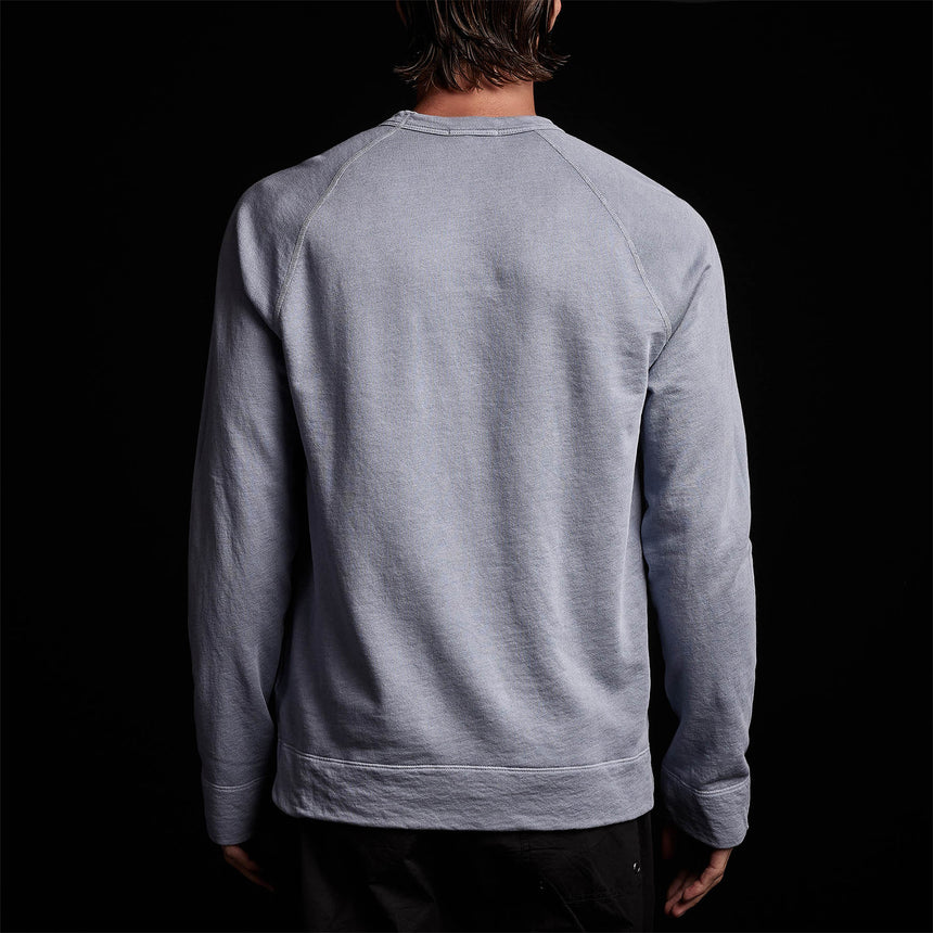 Vintage French Terry Sweatshirt in Aura Pigment | James Perse Los Angeles