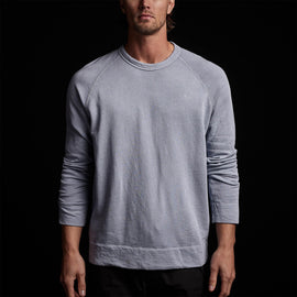 Vintage French Terry Sweatshirt in Aura Pigment | James Perse Los Angeles