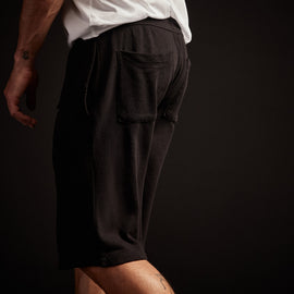 Classic Fleece Short In Black | James Perse Los Angeles