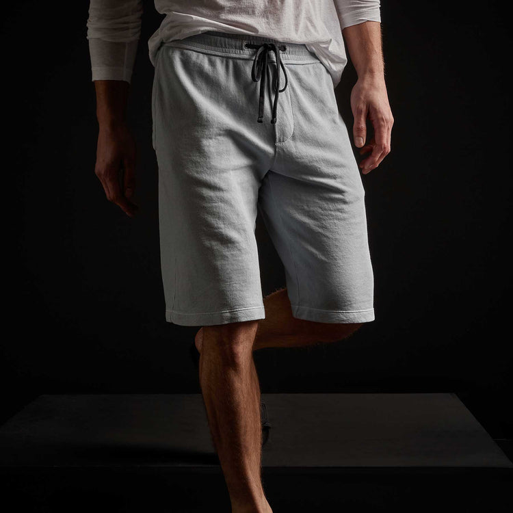 Vintage French Terry Short in Grey Glacier Pigment | James Perse Los Angeles