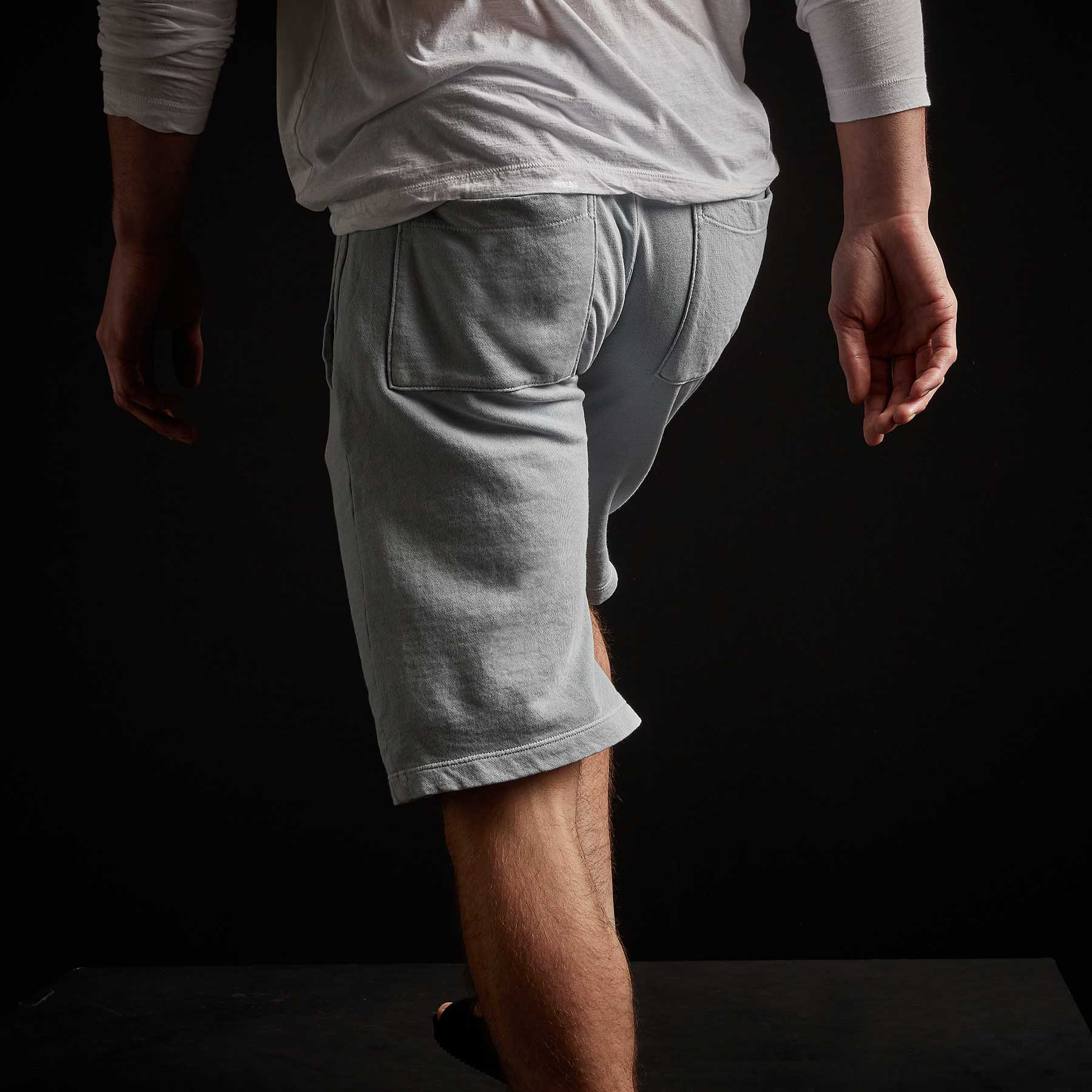 Vintage French Terry Short in Grey Glacier Pigment | James Perse Los Angeles
